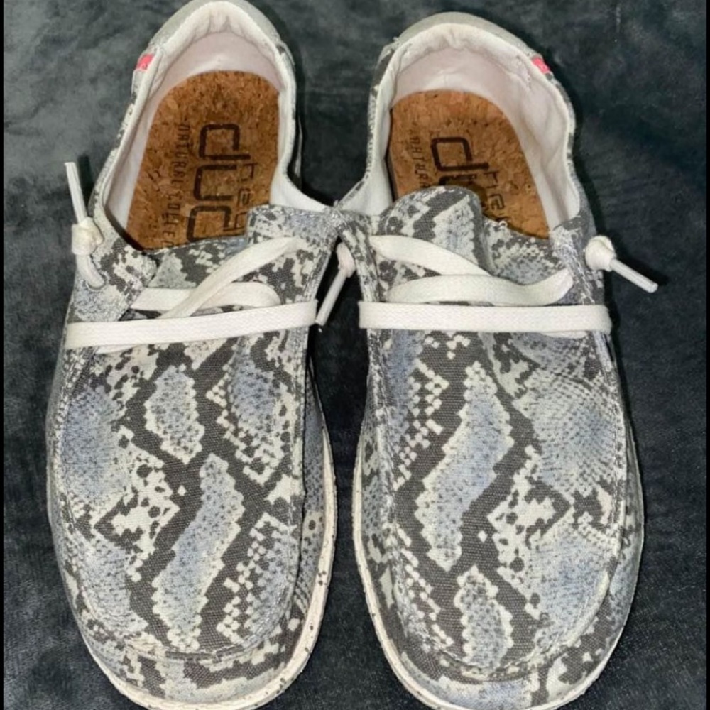 Size 5 Hey Dude slip on shoes